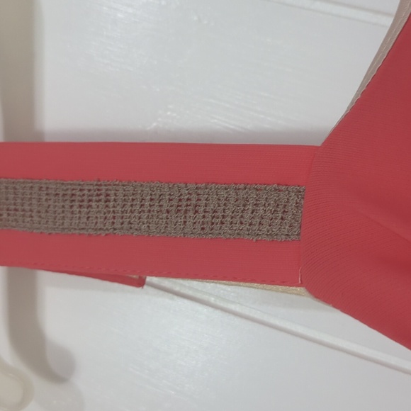 ❤️5/$25  c luce coral orange and tan dress - Picture 3 of 10